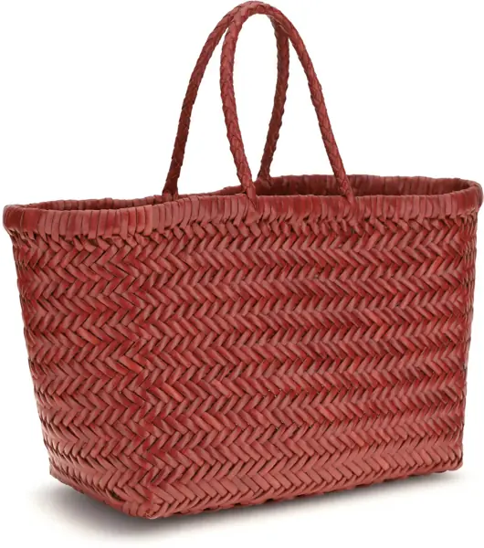 Genti de mana DRAGON DIFFUSION Mini Flat Gora Handbag POPPY RED Femei (BM 19751444) 2