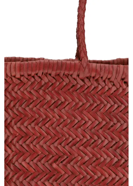 Genti de mana DRAGON DIFFUSION Mini Flat Gora Handbag POPPY RED Femei (BM 19751444) 4