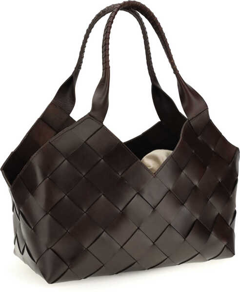 Genti de umar DRAGON DIFFUSION Big B Tote Bag DK BROWN Femei (BM 19751447) 3