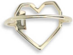 Inele ALIITA Corazon Aquamarine Ring YELLOW GOLD Femei (BM 19751450) 2