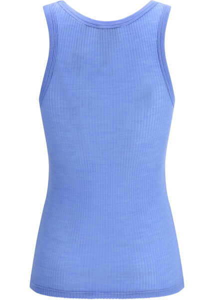 Topuri forteforte Ribbed wool Top AZURE Femei (BM 19751471) 2