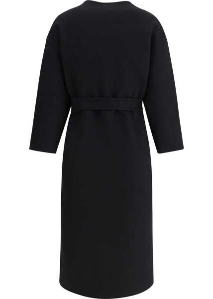 Paltoane AFTERCOAT Knotted long Coat NERO Femei (BM 19751474) 2