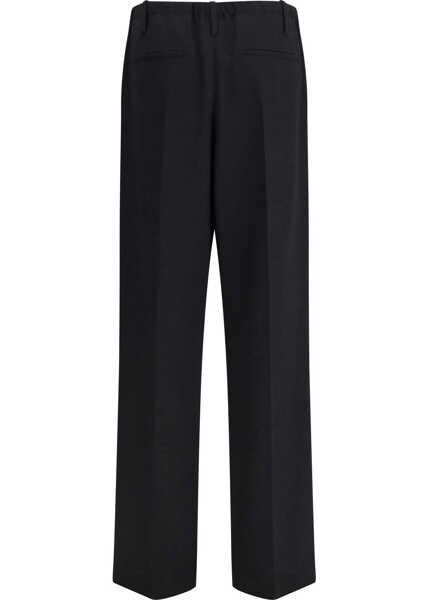 Pantaloni casual Brunello Cucinelli Virgin wool Trousers ANTRACITE Femei (BM 19751486) 2