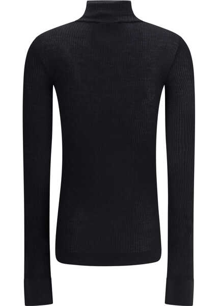Pulovere LEMAIRE Turtleneck Sweater GRANITE BLACK Femei (BM 19751492) 2
