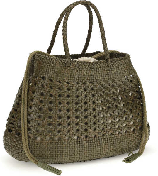 Genti de mana DRAGON DIFFUSION Santo Cano Handbag KAKI Femei (BM 19751501) 2