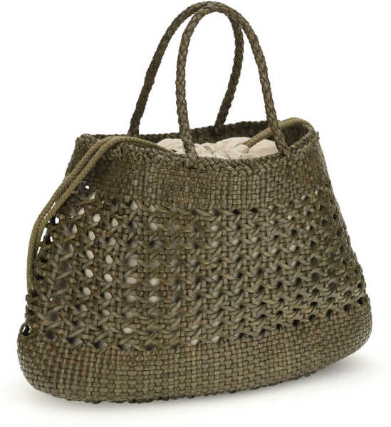 Genti de mana DRAGON DIFFUSION Santo Cano Handbag KAKI Femei (BM 19751501) 3