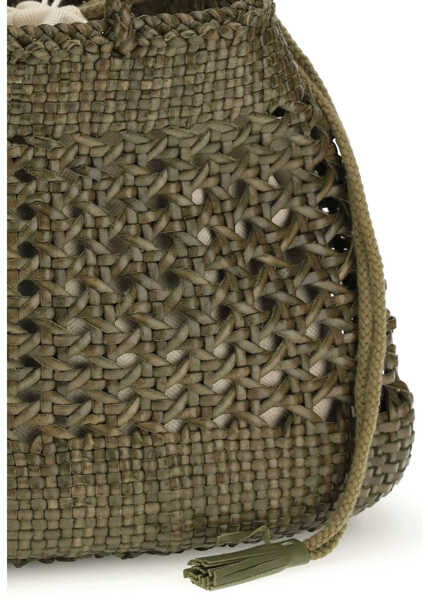 Genti de mana DRAGON DIFFUSION Santo Cano Handbag KAKI Femei (BM 19751501) 4