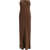 forte_forte Envers satin Column Dress CHOCOLAT
