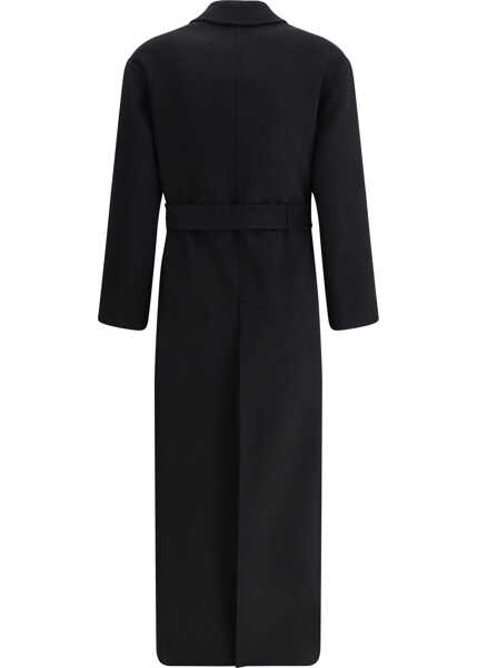 Paltoane AFTERCOAT Long robe Coat NERO Femei (BM 19751537) 2