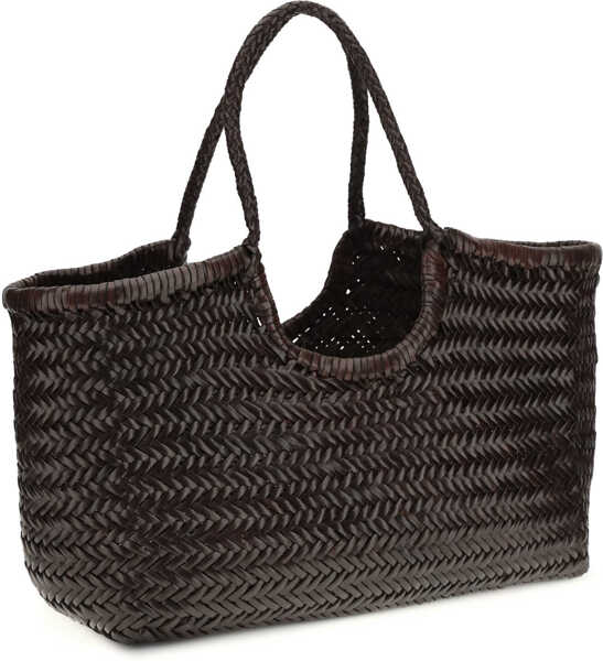 Genti de umar DRAGON DIFFUSION Nantucket Big Shoulder Bag DK BROWN Femei (BM 19751558) 3