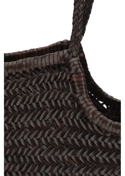 Genti de umar DRAGON DIFFUSION Nantucket Big Shoulder Bag DK BROWN Femei (BM 19751558) 4