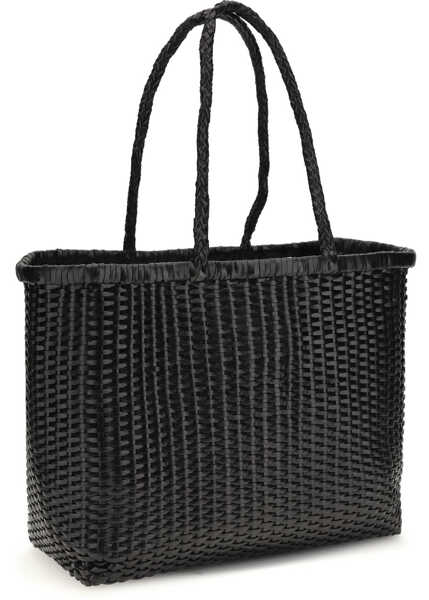 Genti de umar DRAGON DIFFUSION Big Weave Tote Bag BLACK Femei (BM 19751582) 2