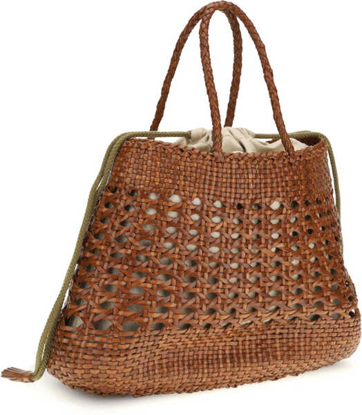 Genti de mana DRAGON DIFFUSION Santo Cano Handbag TAN Femei (BM 19751594) 3