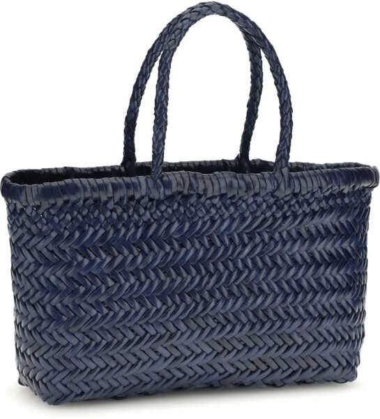 Genti de mana DRAGON DIFFUSION Bamboo Triple Jump Small Handbag NAVY Femei (BM 19751603) 2