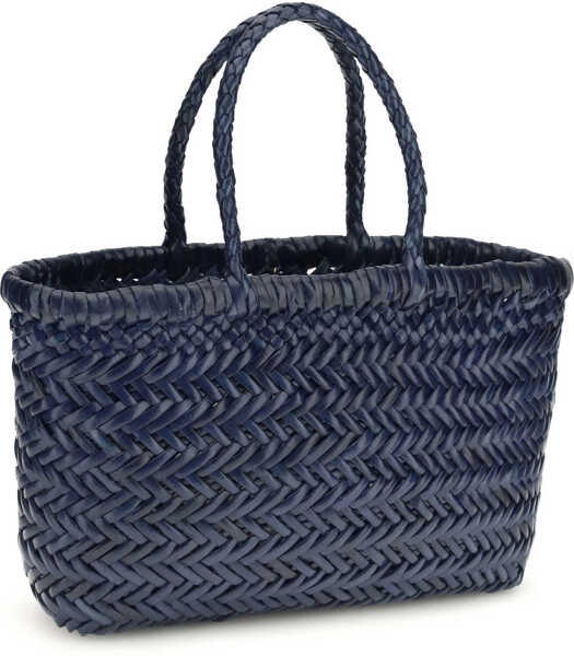 Genti de mana DRAGON DIFFUSION Bamboo Triple Jump Small Handbag NAVY Femei (BM 19751603) 3