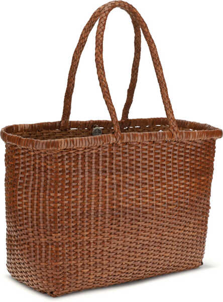 Genti de umar DRAGON DIFFUSION Big Weave Tote Bag TAN Femei (BM 19751606) 3