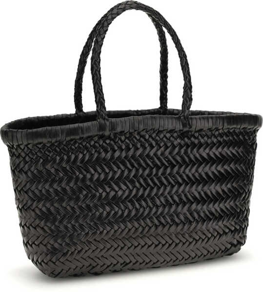 Genti de mana DRAGON DIFFUSION Bamboo Triple Jump Small Handbag BLACK Femei (BM 19751624) 2