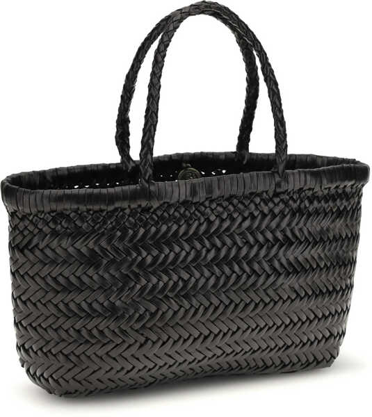 Genti de mana DRAGON DIFFUSION Bamboo Triple Jump Small Handbag BLACK Femei (BM 19751624) 3
