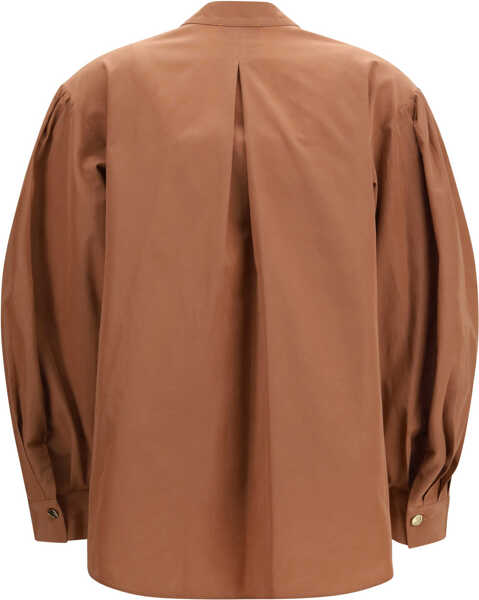 Camasi casual forteforte High-neck Top MOUSSE Femei (BM 19751627) 2