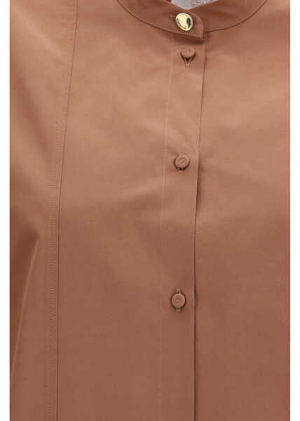 Camasi casual forteforte High-neck Top MOUSSE Femei (BM 19751627) 3