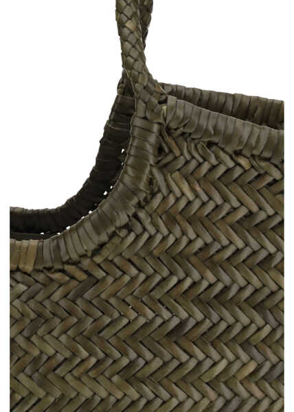 Genti de umar DRAGON DIFFUSION Nantucket Big Shoulder Bag KAKI Femei (BM 19751633) 4