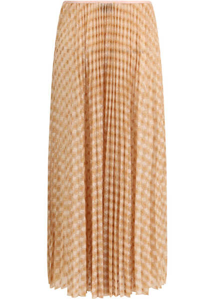 Fuste forteforte Diamond jersey pleated Skirt ALBA Femei (BM 19751636) 2