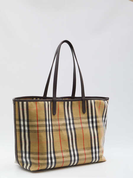 Genti Burberry Highlands Tote Bag Medium BEIGE Femei (BM 19751753) 2