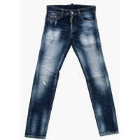 Blugi skinny Skinny Fit Delav&egrave; Denims 11Cm Fete