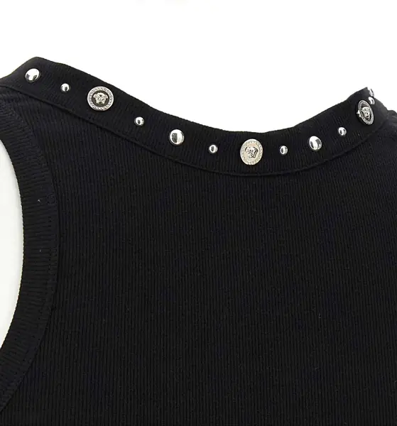 Bluze Versace Tank Top Emboidery Studs BLACK Femei (BM 19751819) 4