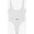 Versace Bodysuit Cotton Rib WHITE