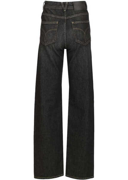 Blugi Versace Jeans With Studs BLACK Femei (BM 19751861) 2