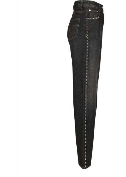 Blugi Versace Jeans With Studs BLACK Femei (BM 19751861) 3