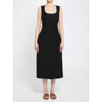 Rochii elegante Tablier Midi Dress Femei
