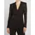 FEDERICA TOSI Lace Jacket With Slits BLACK