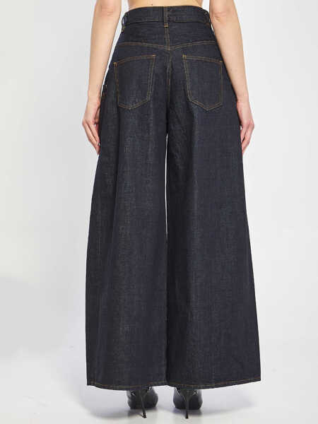 Blugi JACQUEMUS Souro De-Nimes Denim Pants BLUE Femei (BM 19751888) 4