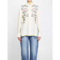 Camasi Linen Shirt With Embroidery Femei