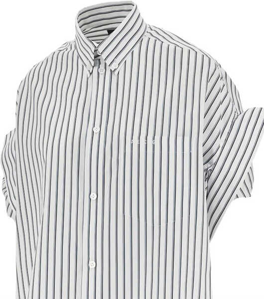 Camasi Balenciaga Shirt With Cuff Sleeves WHITE Femei (BM 19751906) 2