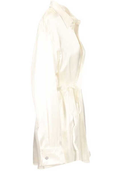 Camasi Balenciaga Ivory Wrap Shirt WHITE Femei (BM 19751915) 2