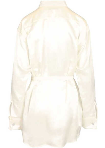 Camasi Balenciaga Ivory Wrap Shirt WHITE Femei (BM 19751915) 3