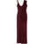Versace Asymmetrical Evening Dress BORDEAUX