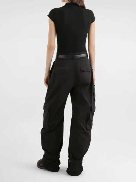 Bluze Dolce & Gabbana Ribbed Polo-Style Top BLACK Femei (BM 19751921) 4