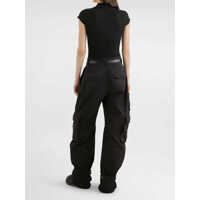 Bluze Dolce & Gabbana Dama - Bluze Dolce & Gabbana Ribbed Polo-Style Top BLACK Femei (BM 19751921) - B-mall.ro