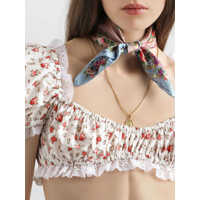 Bluze Dolce & Gabbana Dama - Bluze Dolce & Gabbana Rose Print Top WHITE Femei (BM 19751930) - B-mall.ro