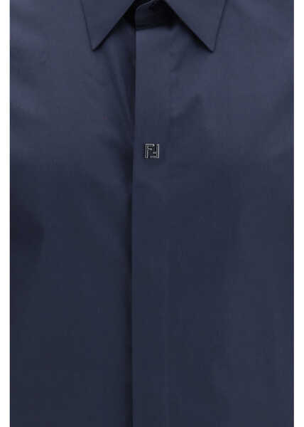 Camasi casual Fendi Shirt with FF detail BLU Barbati (BM 19752029) 3
