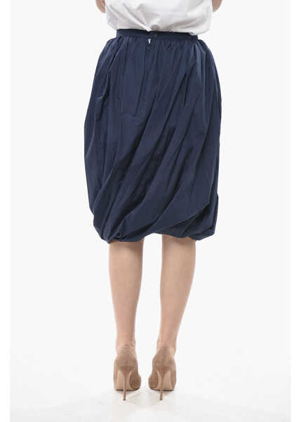 Fuste lungi Marni Cotton Midi Skirt Lily With Balloon Design Blue Femei (BM 19752074) 2
