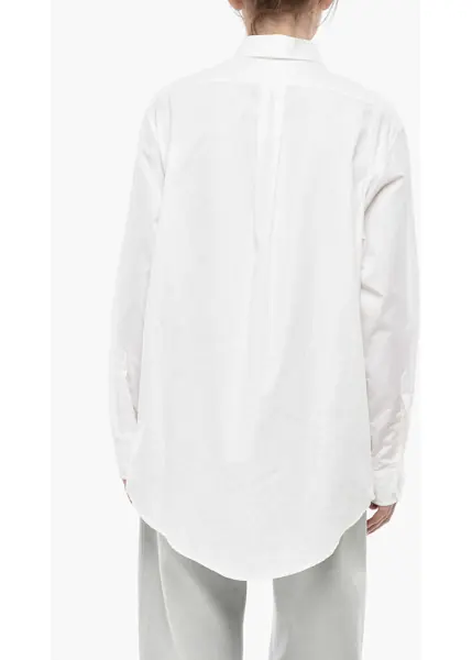 Camasi casual Maison Margiela Mm4 Poplin Shirt With Pocket White Femei (BM 19752083) 2