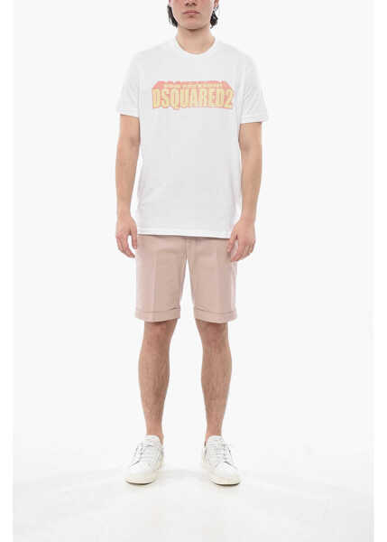 Pantaloni scurti CORNELIANI Chino Shorts With Belt Loops Pink Barbati (BM 19752092) 4