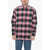 Givenchy Cotton-Blend Shirt With Plaid Check Pattern Pink