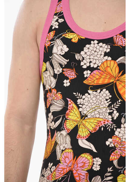 Lenjerie intima DSQUARED2 Underwear Tank Top With Floral Motif Multicolor Barbati (BM 19752137) 3