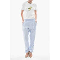 Pantaloni casual Dama pagina 17 - Pantaloni casual Givenchy Nylon Joggers With 4 Pockets And Cuffs Light Blue Femei (BM 19752140) - B-mall.ro